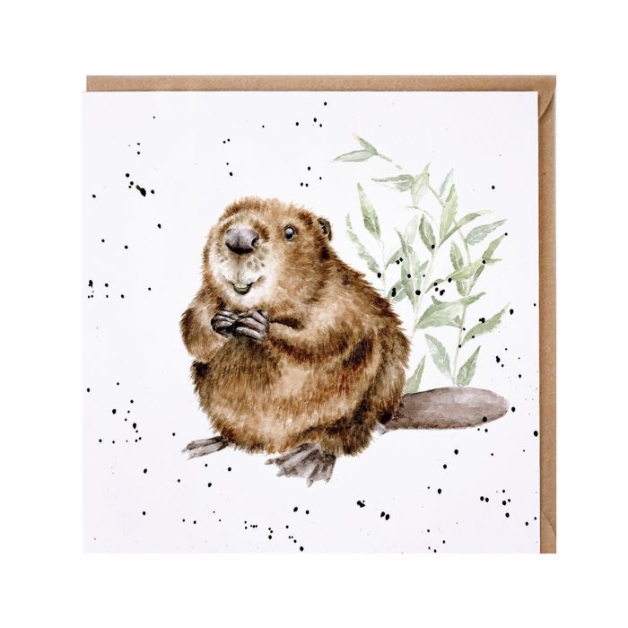 Wrendale Beaver Card