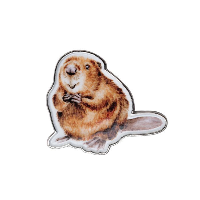 Wrendale Beaver Pin Badge