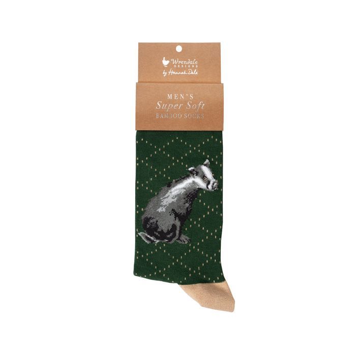 Wrendale Men&#39;s Socks - Badger