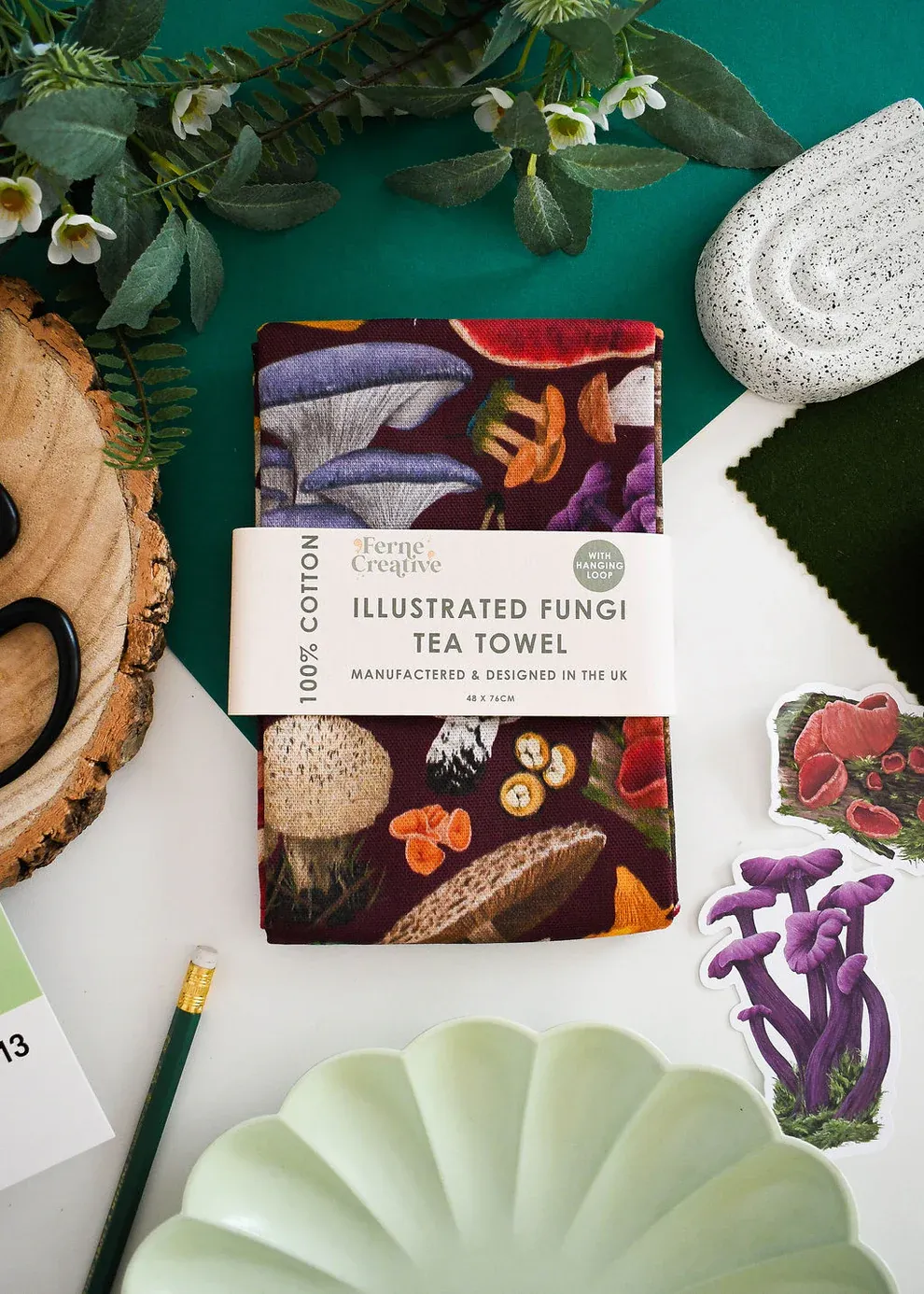 Ferne Creative - Fungi Tea Towel