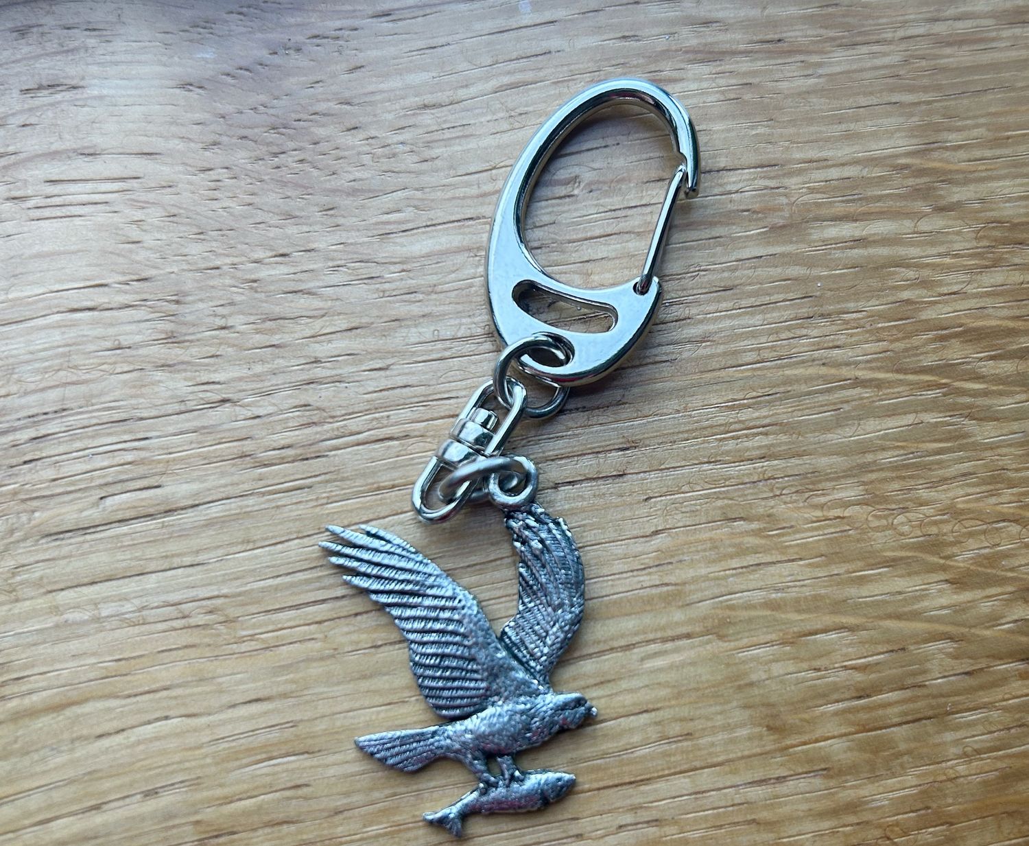 Pewter Osprey Keyring