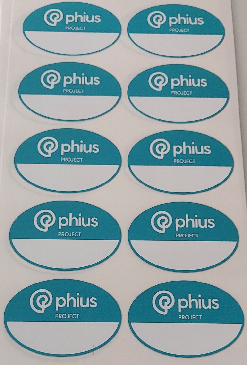 Phius Project Hard Hat Stickers (10 ct.)