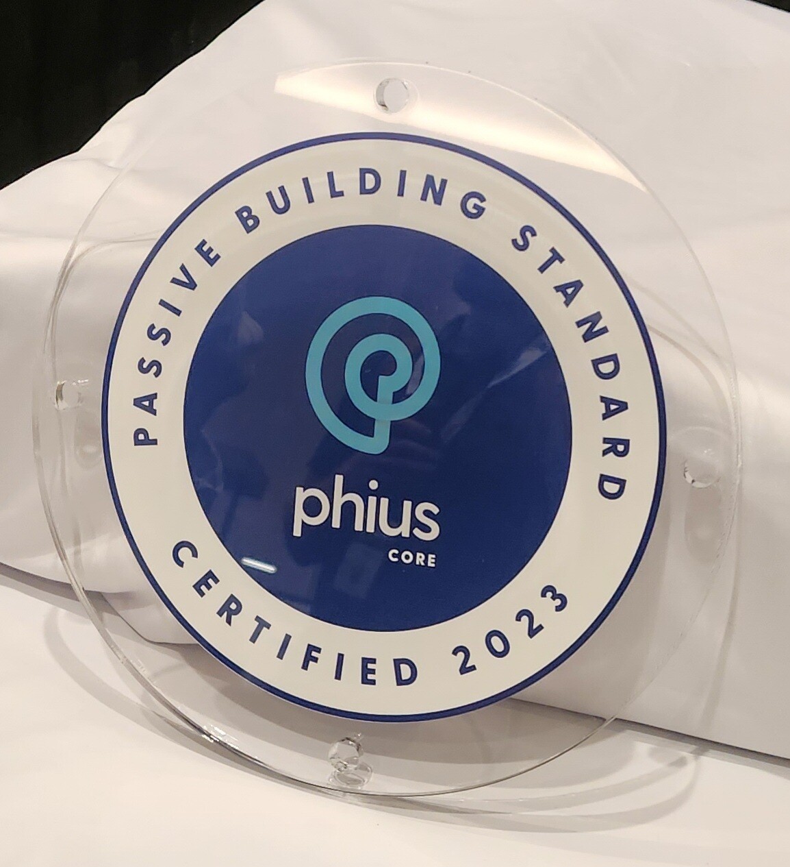 Phius Certification Plaque