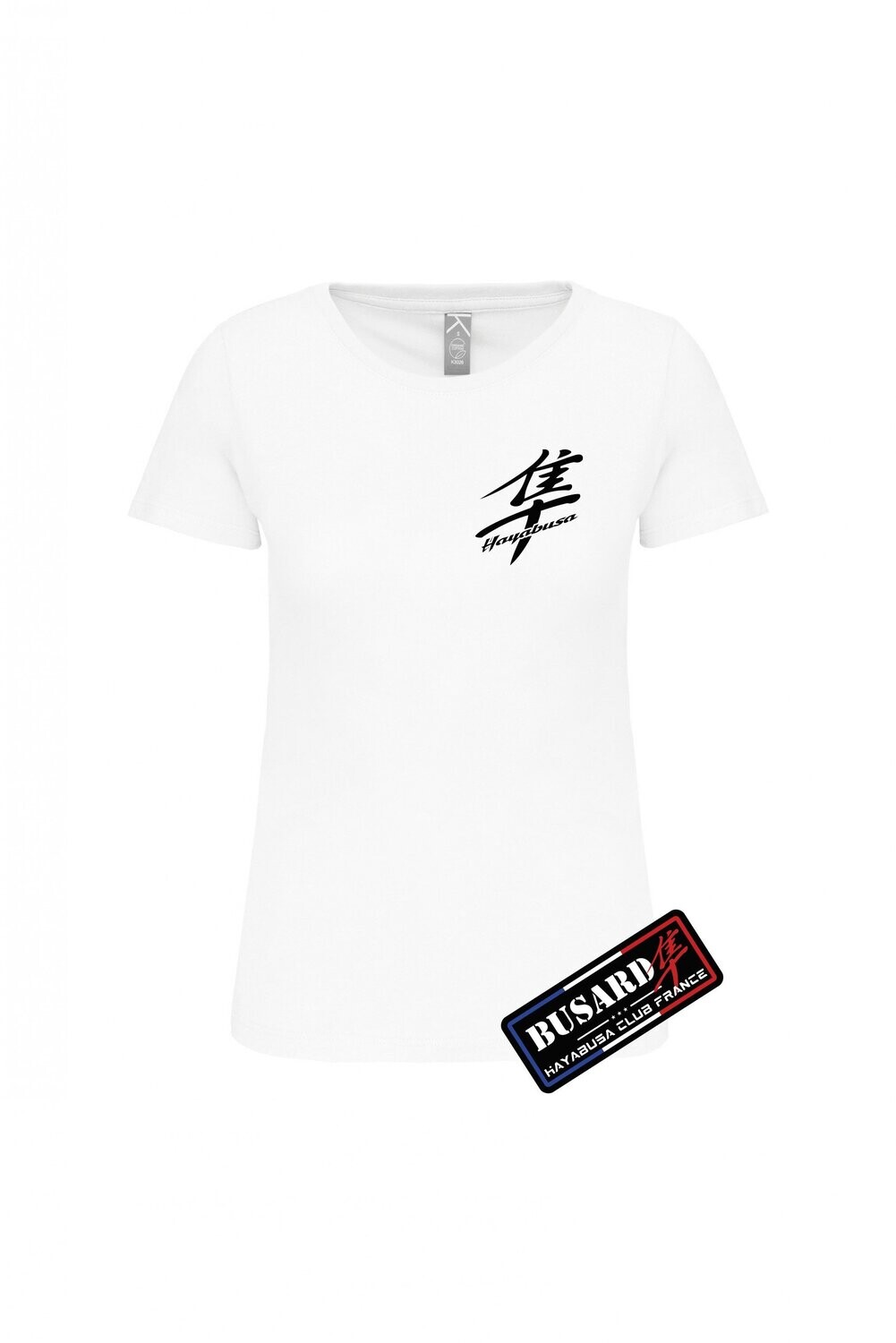 T SHIRT KANJI COL ROND FEMME