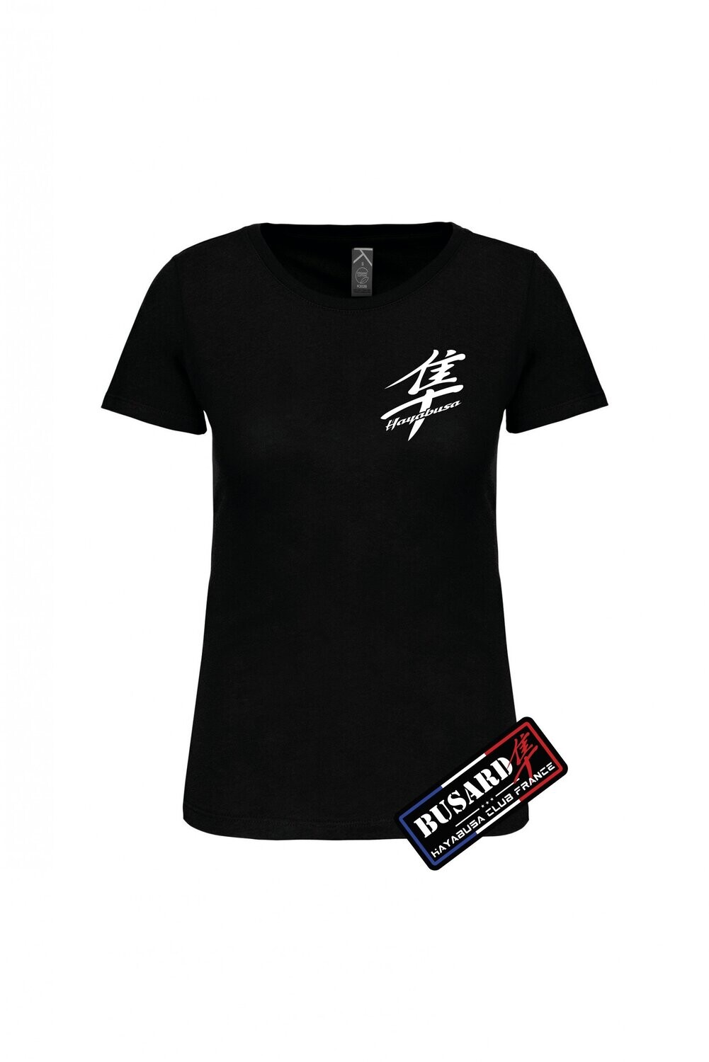 T SHIRT KANJI COL ROND FEMME