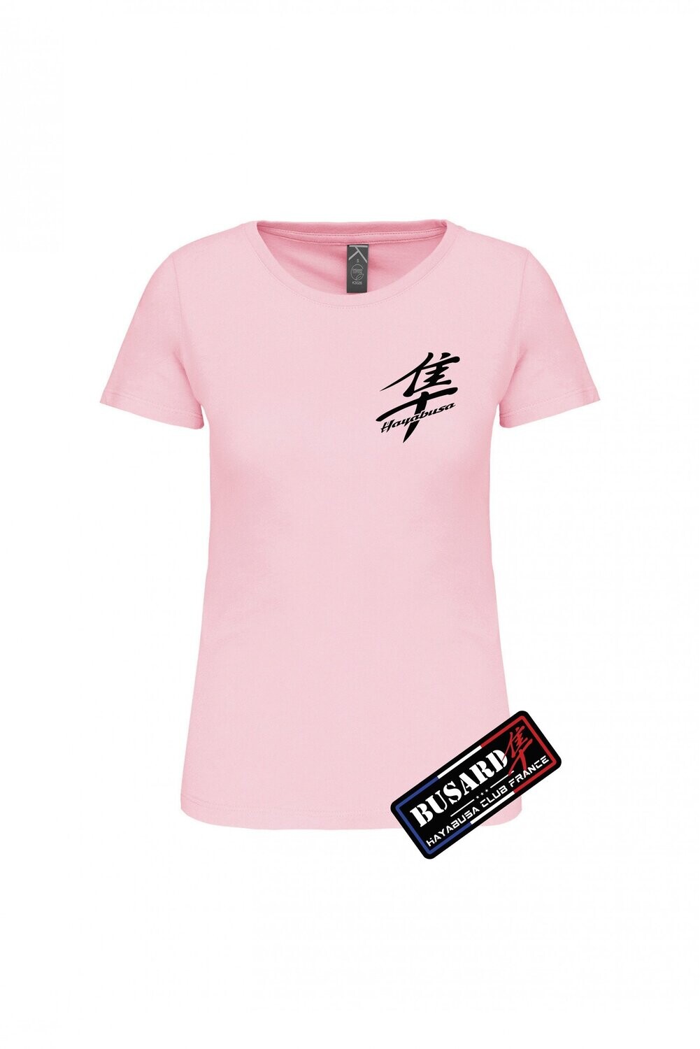 T SHIRT KANJI COL ROND FEMME