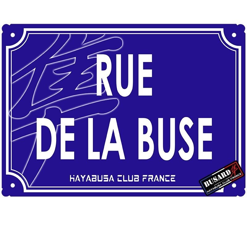 PLAQUE RUE DE LA BUSE