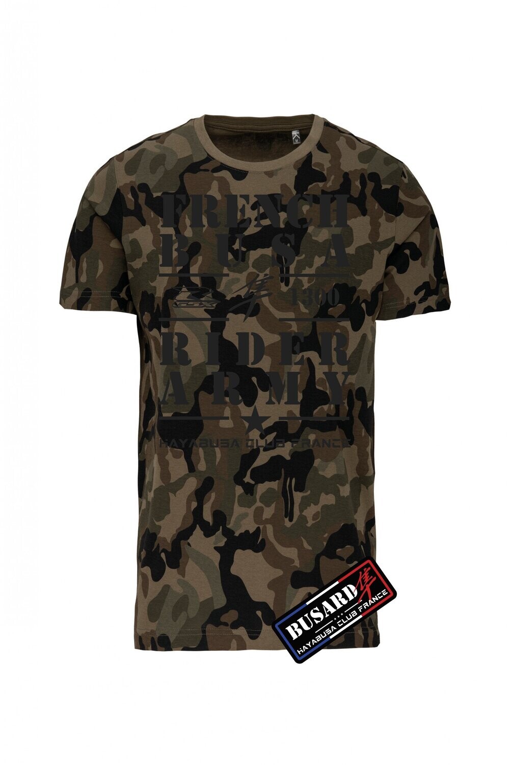 TEE SHIRT CAMOUFLAGE 1300 FRENCH BUSA FEMME