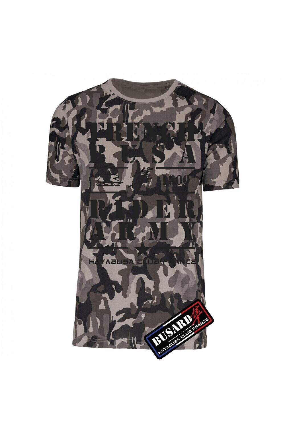 TEE SHIRT CAMOUFLAGE 1300 FRENCH BUSA FEMME