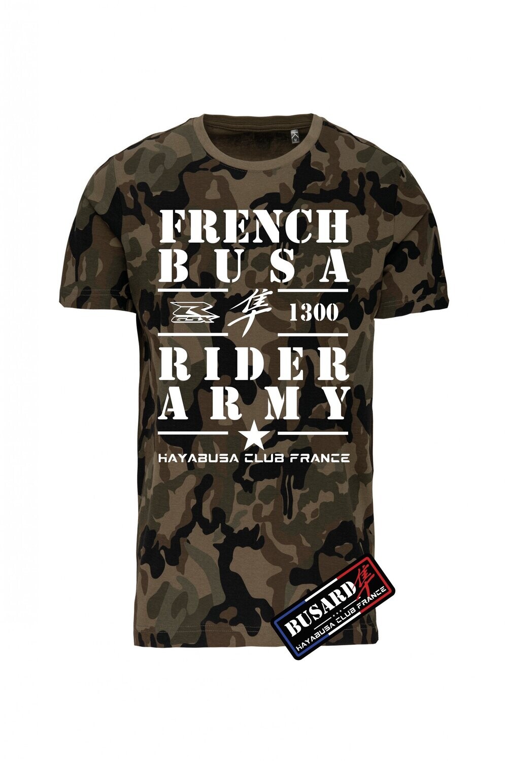 TEE SHIRT CAMOUFLAGE 1300 FRENCH BUSA FEMME