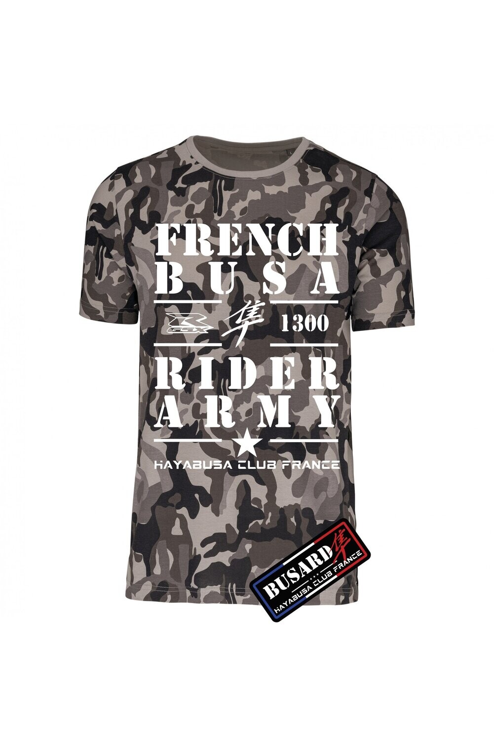 TEE SHIRT CAMOUFLAGE 1300 FRENCH BUSA FEMME