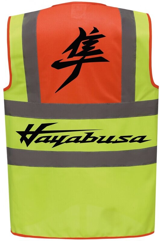 GILET HAUTE VISIBILITE HAYABUSA GEN3 JAUNE/ORANGE GILET HAUTE VISIBILITE HAYABUSA GEN3 JAUNE/ORANGE