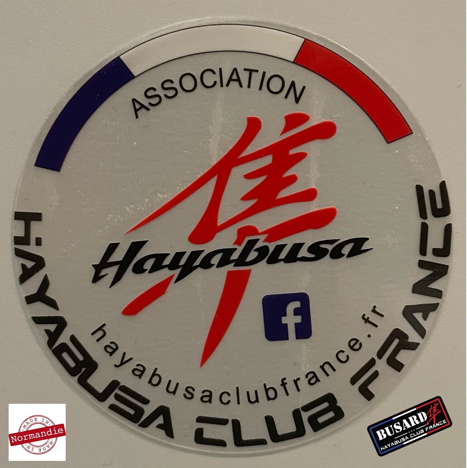 Sticker officiel transparent Hayabusa Club France