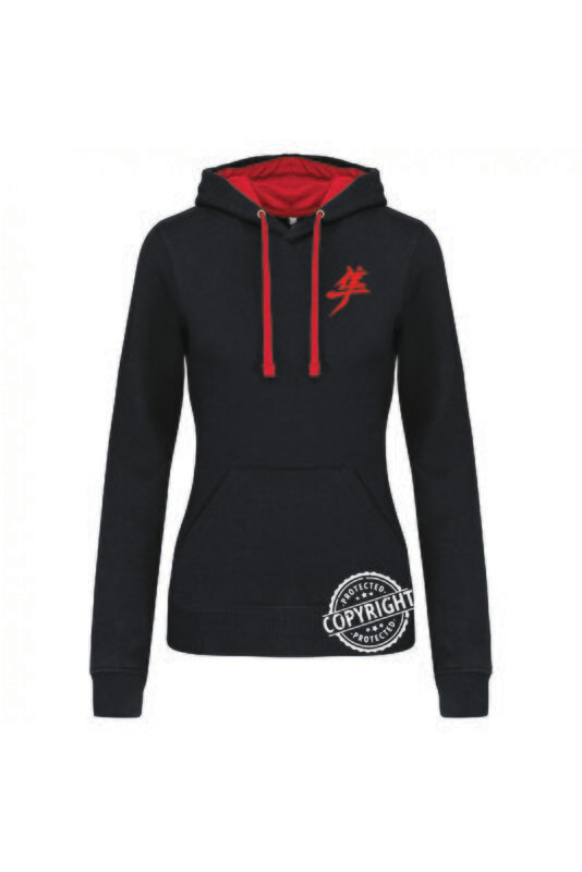 SWEAT SHIRT CAPUCHE CONTRASTEE GEN3 FEMME