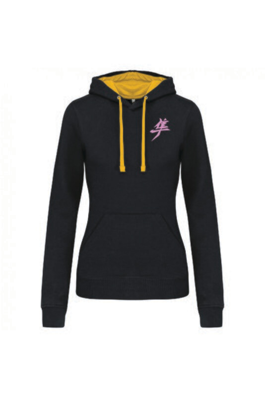 SWEAT SHIRT CAPUCHE CONTRASTEE GEN3 FEMME
