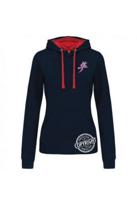 SWEAT SHIRT CAPUCHE CONTRASTEE GEN3 FEMME