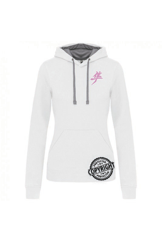 SWEAT SHIRT CAPUCHE CONTRASTEE GEN3 FEMME