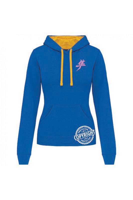 SWEAT SHIRT CAPUCHE CONTRASTÉE GEN3 FEMME