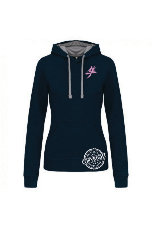 SWEAT SHIRT CAPUCHE CONTRASTEE GEN3 FEMME