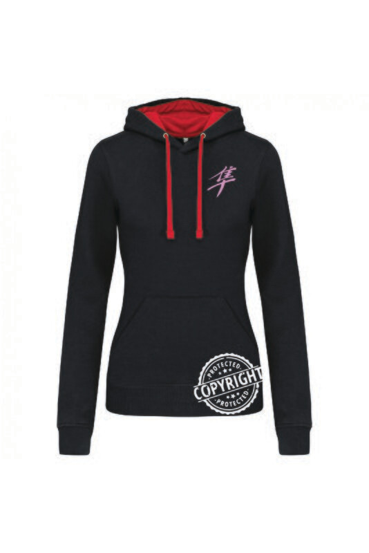 SWEAT SHIRT CAPUCHE CONTRASTÉE GEN1 FEMME