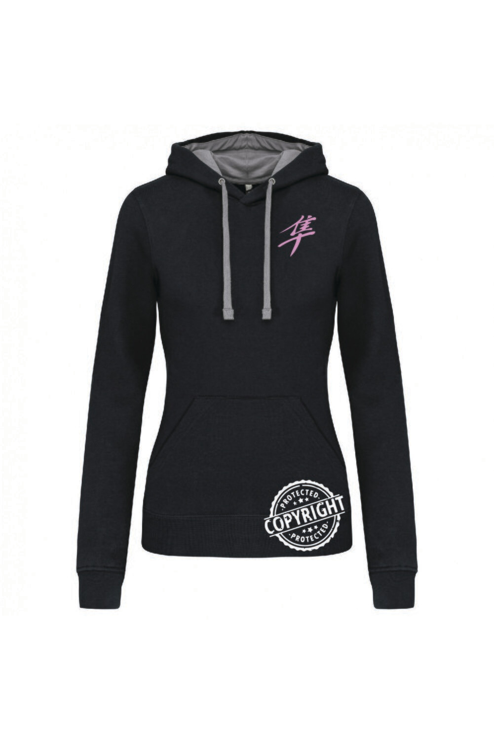 SWEAT SHIRT CAPUCHE CONTRASTEE GEN1 FEMME