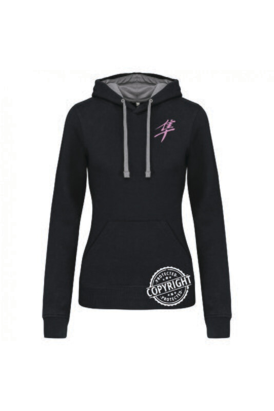 SWEAT SHIRT CAPUCHE CONTRASTEE GEN1 FEMME