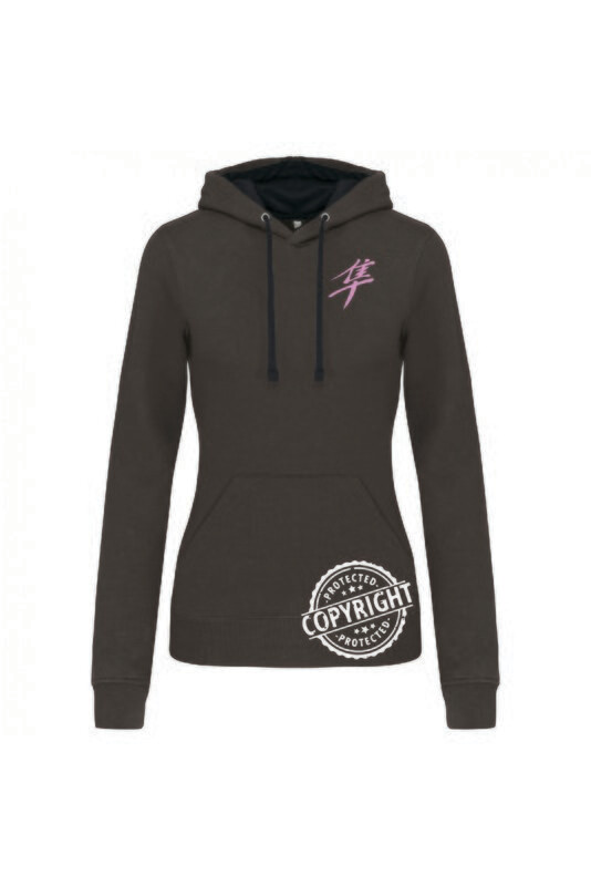 SWEAT SHIRT CAPUCHE CONTRASTEE GEN1 FEMME