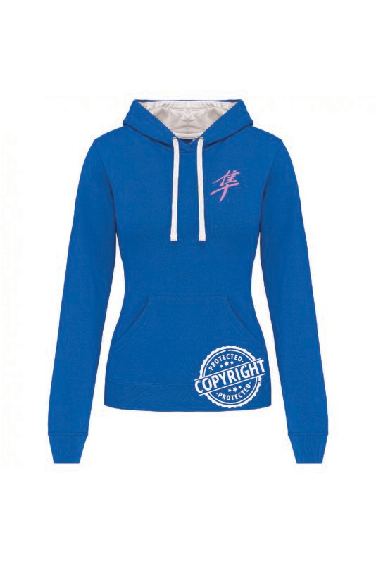 SWEAT SHIRT CAPUCHE CONTRASTÉE GEN1 FEMME