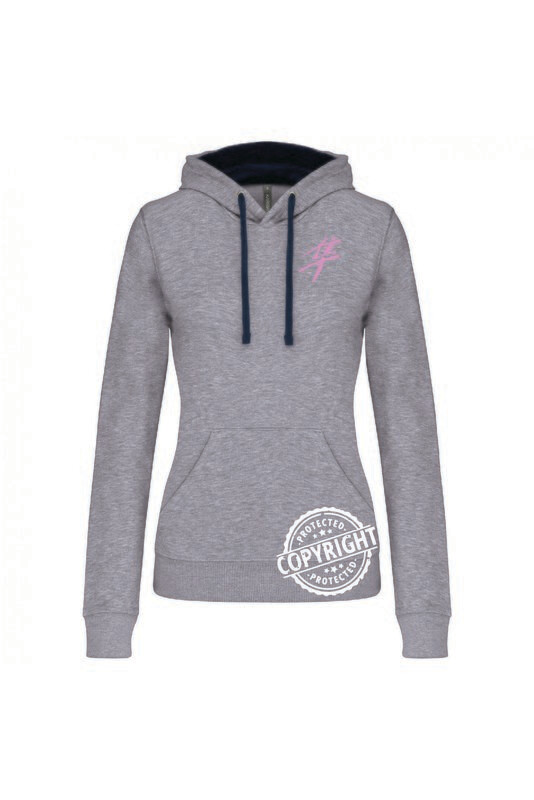 SWEAT SHIRT CAPUCHE CONTRASTEE GEN1 FEMME