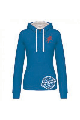SWEAT SHIRT CAPUCHE CONTRASTEE GEN1 FEMME SWEAT SHIRT CAPUCHE CONTRASTEE GEN1 FEMME