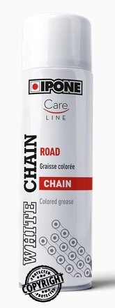 GRAISSE DE CHAÎNE DE COULEUR BLANCHE (250ML)
