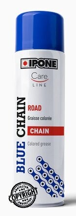 GRAISSE DE CHAÎNE DE COULEUR BLEUE (250ML)