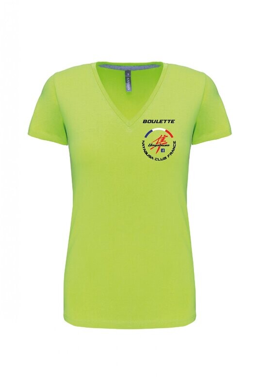 TEE SHIRT OFFICIEL HAYABUSA CLUB FRANCE COL V