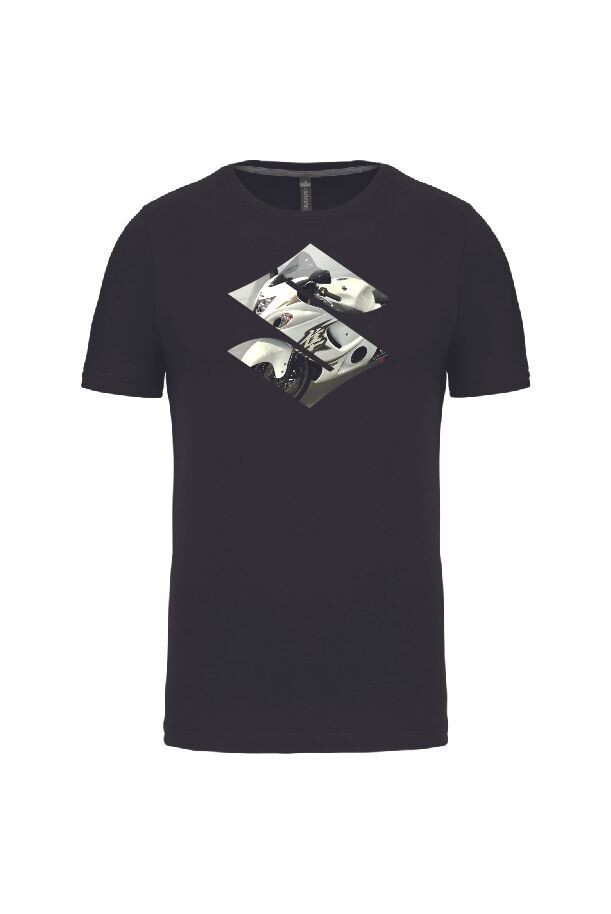 TEE SHIRT BUSARD GEN2 BLANC/OR HOMME COL ROND