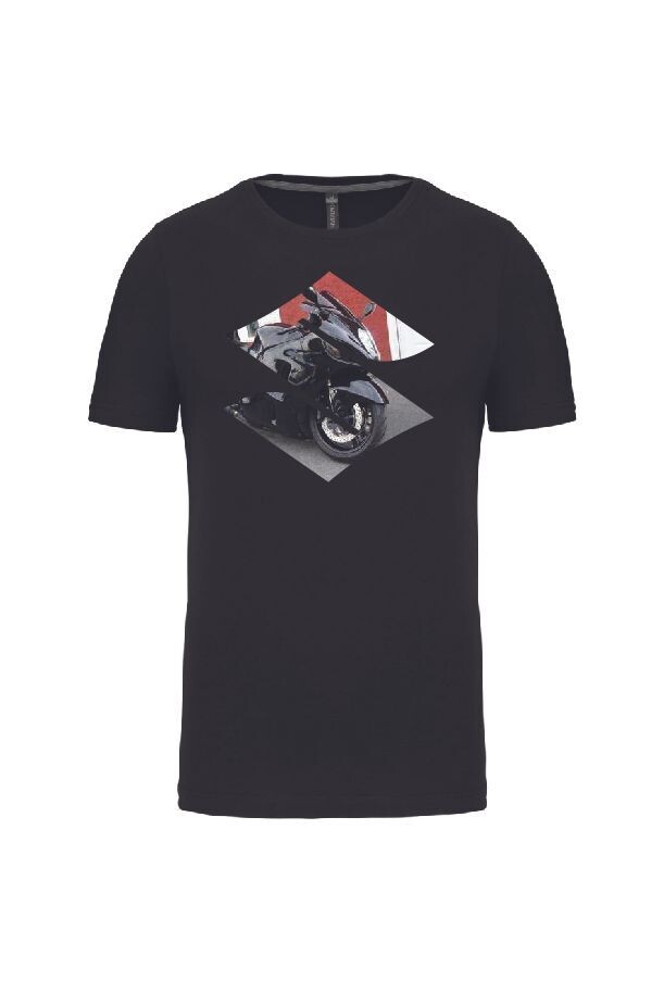 TEE SHIRT BUSARD GEN1 NOIR HOMME COL ROND