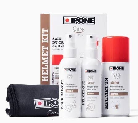 PACK CASQUE - SOIN DU CASQUE EN 3 ÉTAPES