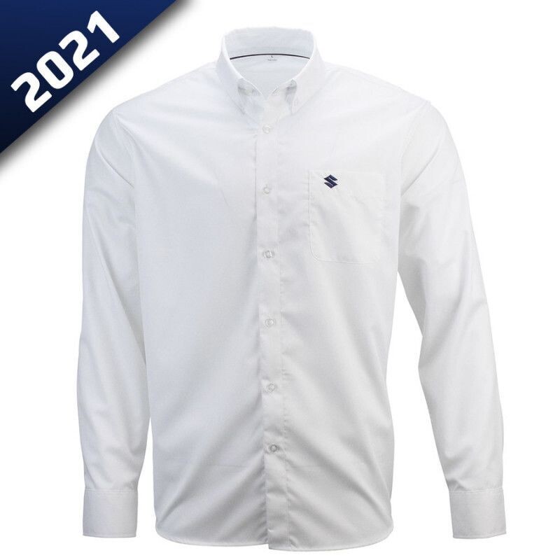 Chemise Suzuki fashion 2021 blanche homme