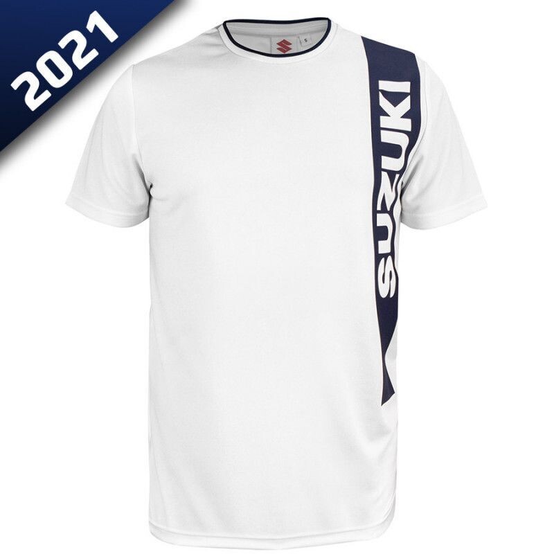 Tee shirt blanc homme Suzuki fashion 2021
