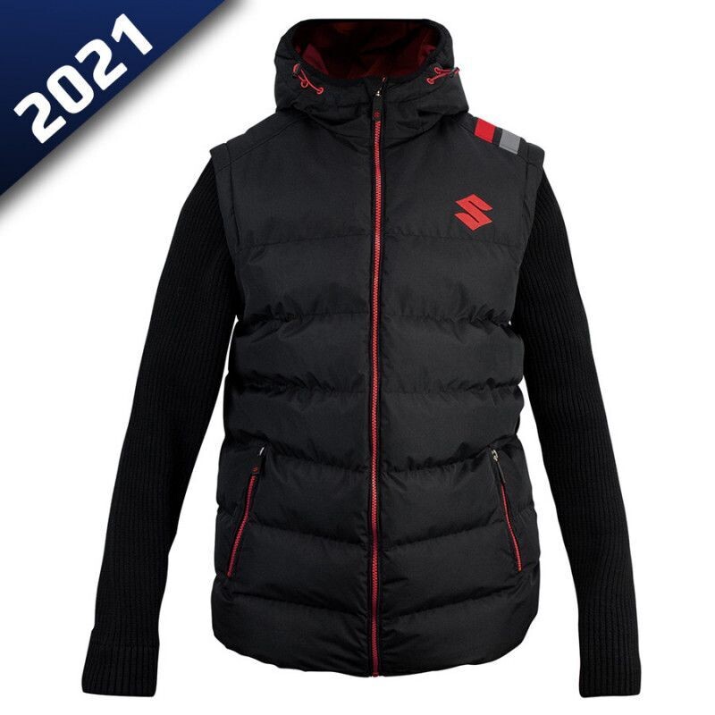 Doudoune Suzuki Team Black 2021 manches amovibles