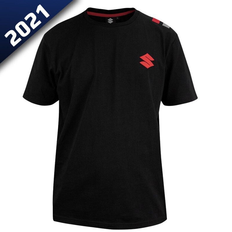 T-SHIRT HOMME SUZUKI TEAM BLACK 2021