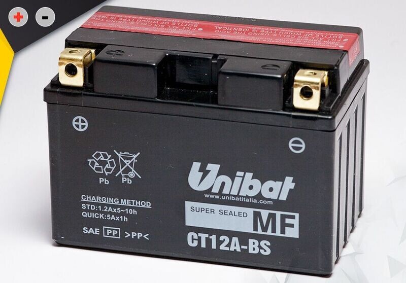 BATTERIE UNIBAT CT12A-BS