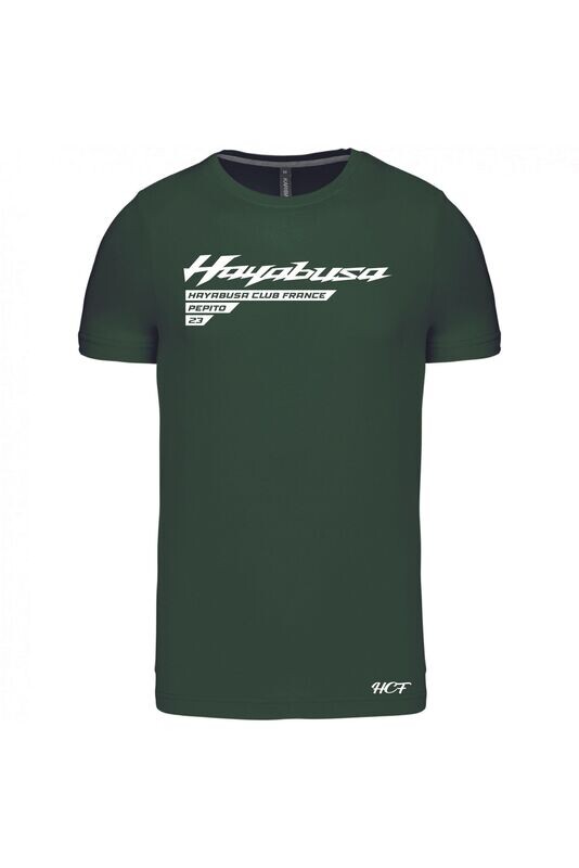 TEE SHIRT HAYABUSA GEN2 + PSEUDO + NUMERO