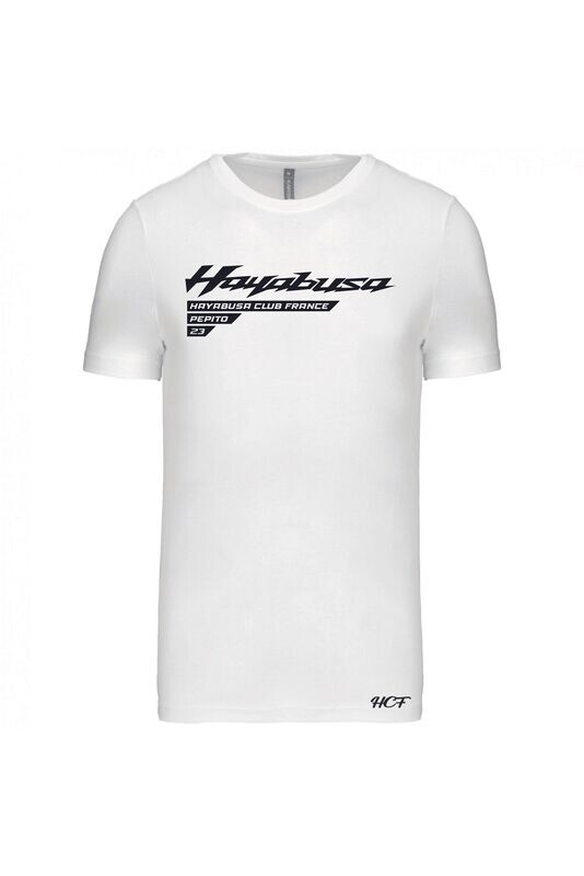 TEE SHIRT HAYABUSA GEN2 + PSEUDO + NUMERO