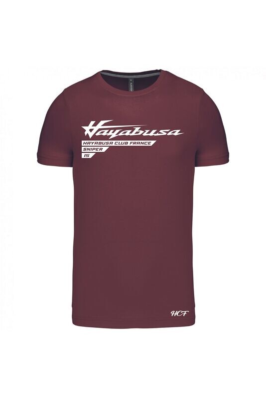 TEE SHIRT HAYABUSA GEN3 + PSEUDO + NUMERO