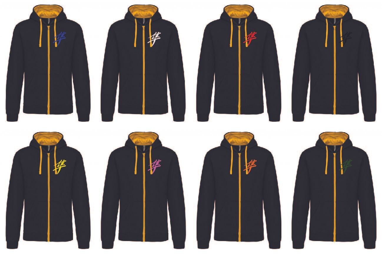 Sweat Shirt Capuche Zippé Kanji Gen1