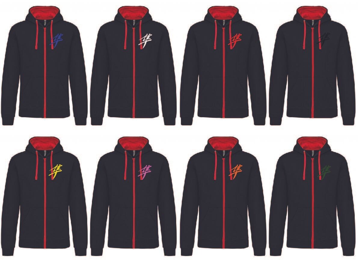 Sweat Shirt Capuche Zippé Kanji Gen1