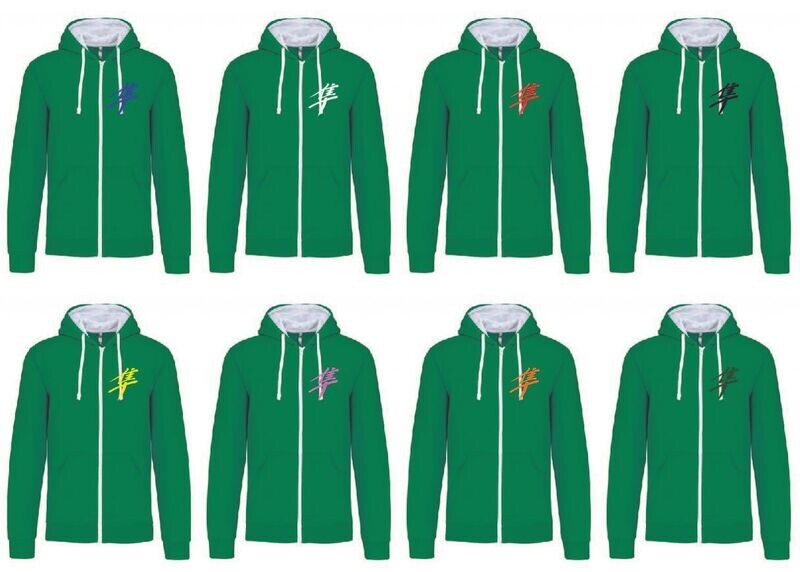Sweat Shirt Capuche Zippé Kanji Gen1