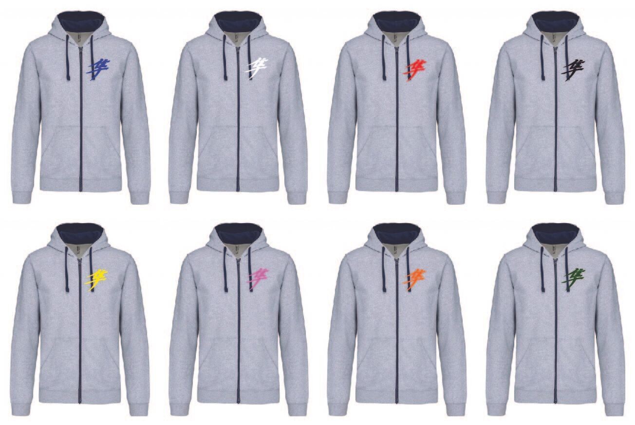 Sweat Shirt Capuche Zippé Kanji Gen2