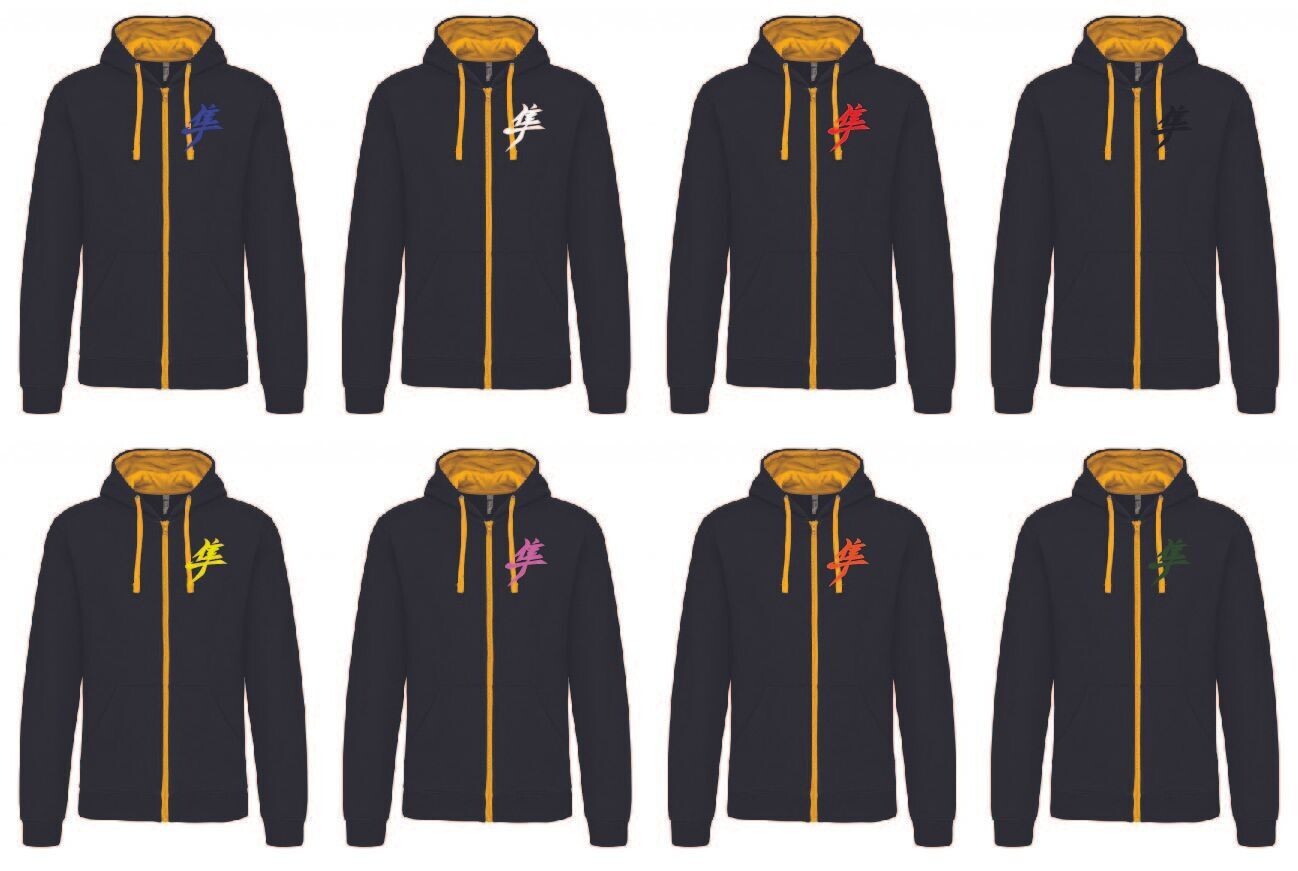 Sweat Shirt Capuche Zippé Kanji Gen3