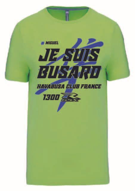 Tee Shirt Je Suis Busard Hayabusa Gen1